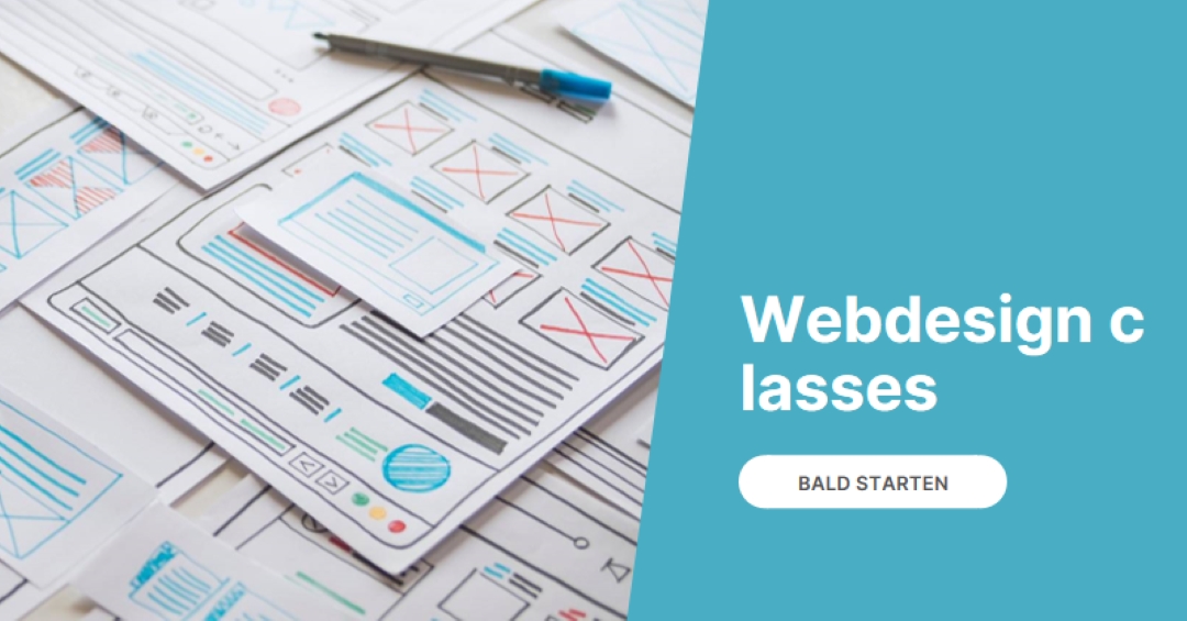 Webdesignklassen blue modern-simple