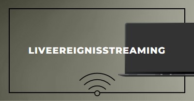 Liveereignisstreaming gray modern-bold