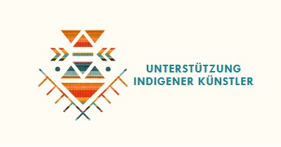 Unterstützung indigener Künstler white modern-geometric-&-linear