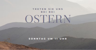 Ostersonntag gray modern-simple