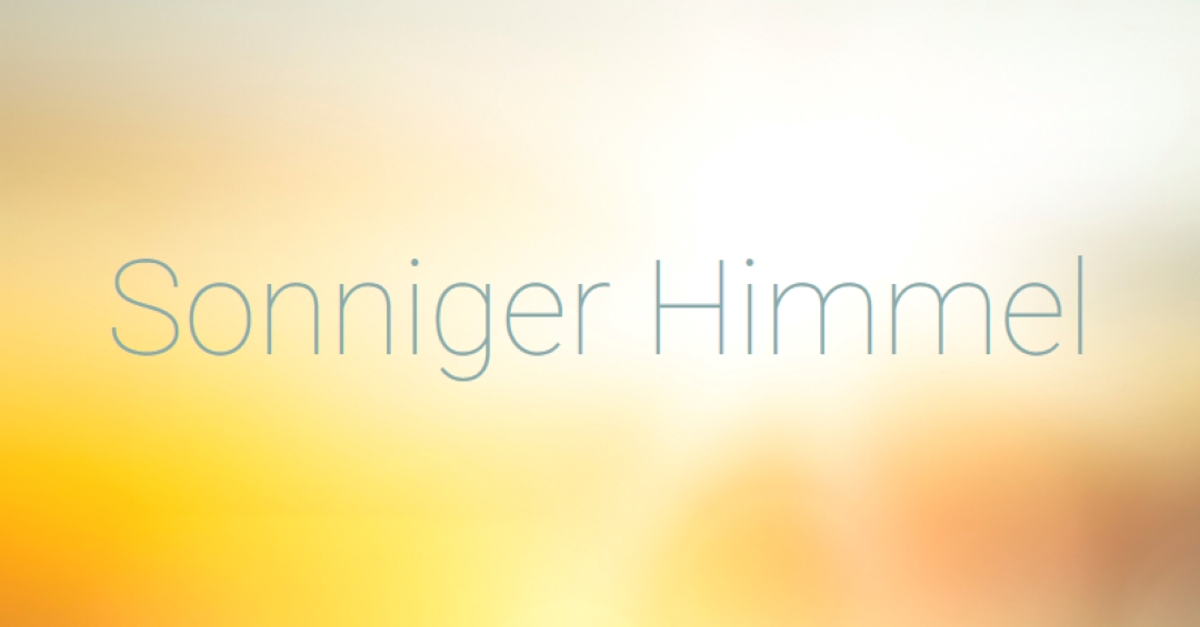 Sonniger Himmel yellow modern-simple