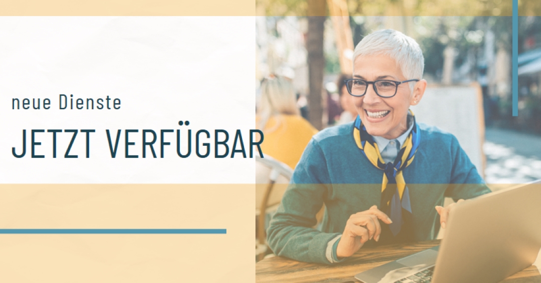 Service mit einem Lächeln yellow modern-simple
