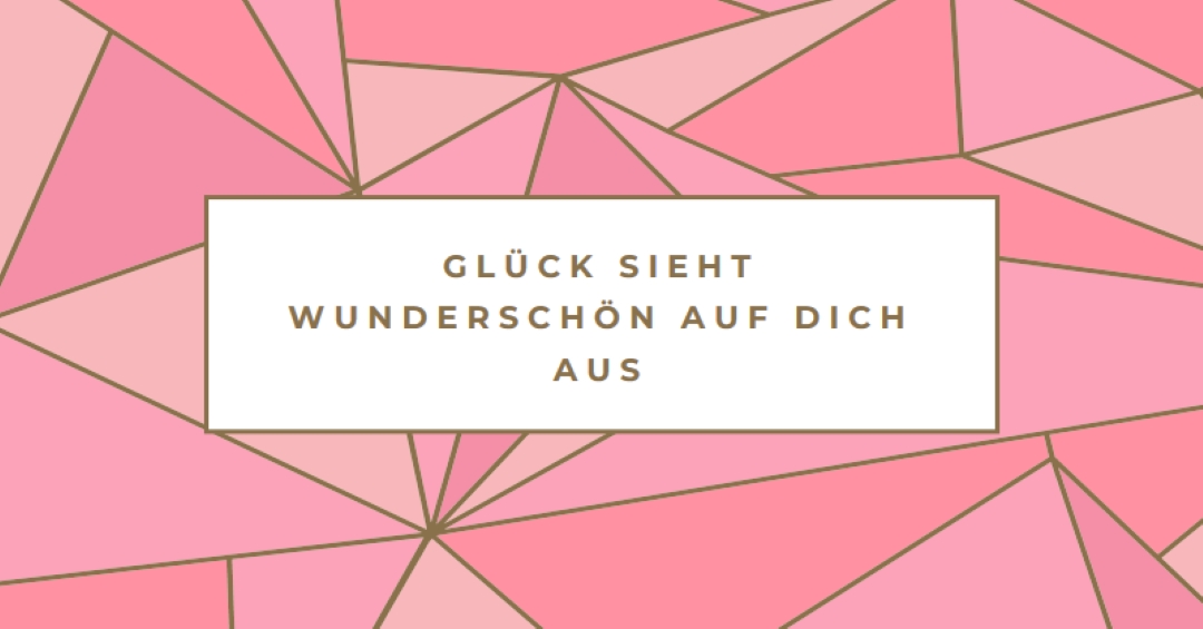 Glückliche Rückgaben pink modern-simple