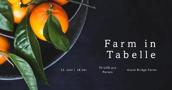 Farm fresh black modern-simple