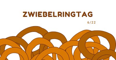 Ringe ums Dutzend orange whimsical-line