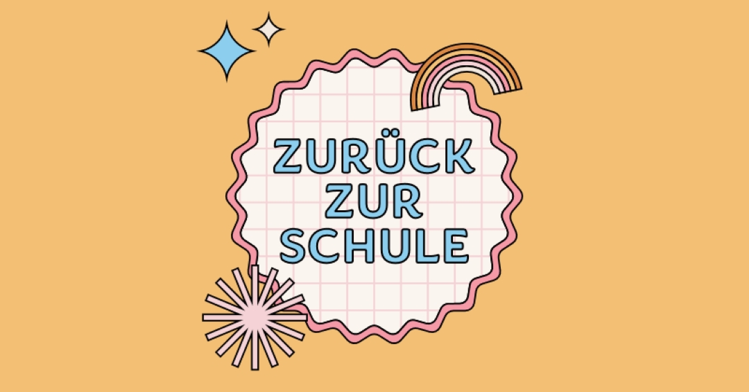Schul-Daze orange vintage-retro
