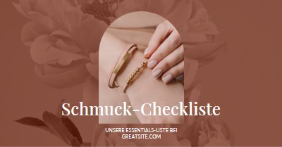 Schmuck-Checkliste pink organic-boho
