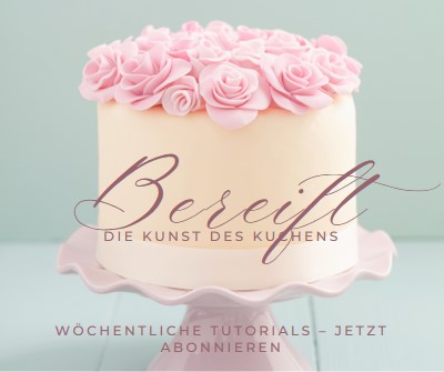 Buttercream Traum blue modern-simple