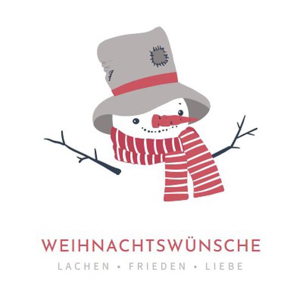 Weihnachtswünsche white modern-simple