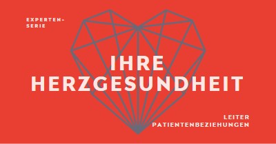 Ihre Herzgesundheit red modern-bold