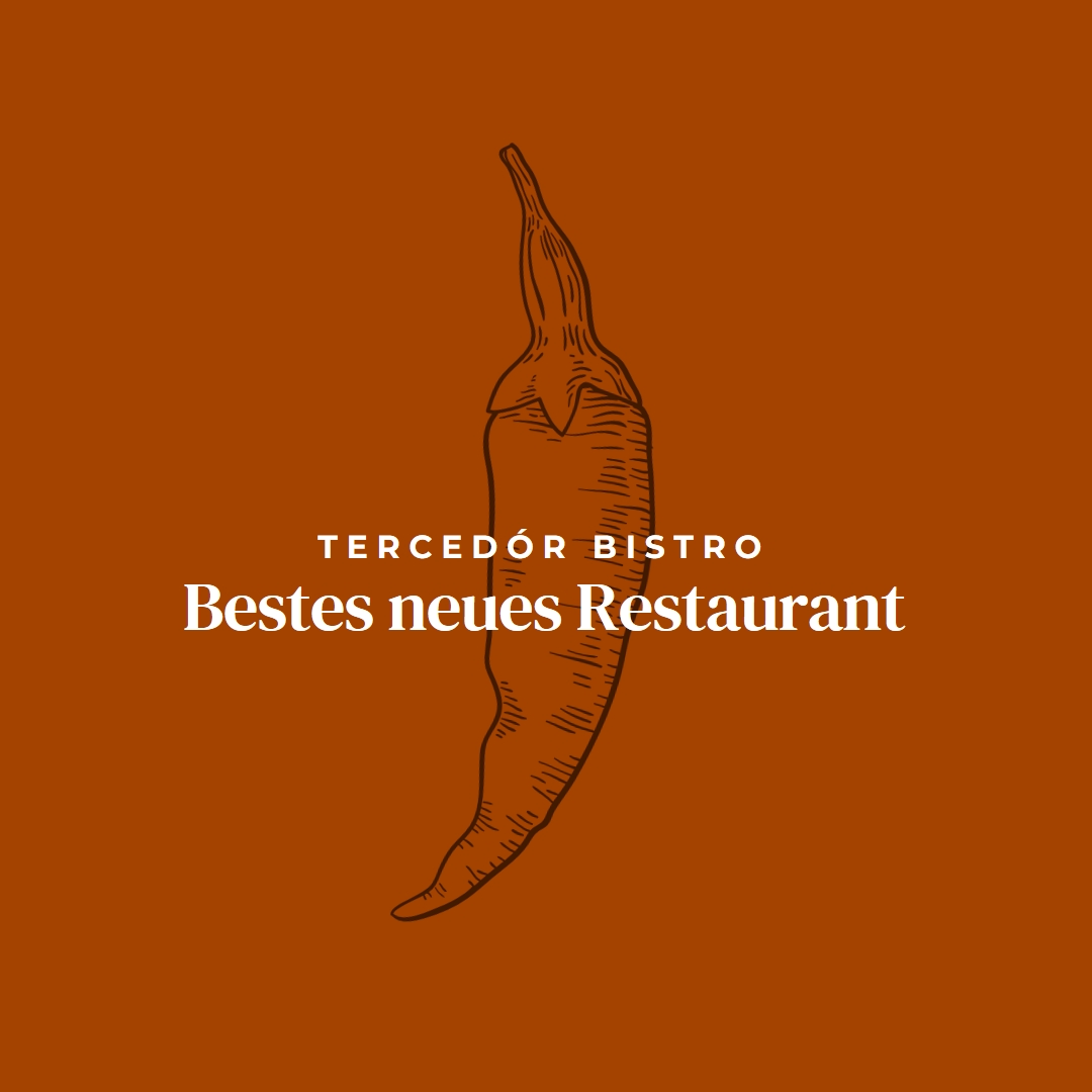 Wir sind das beste neue Restaurant red modern-simple