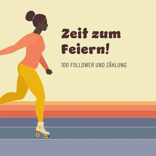 Rollieren halten orange vintage-retro