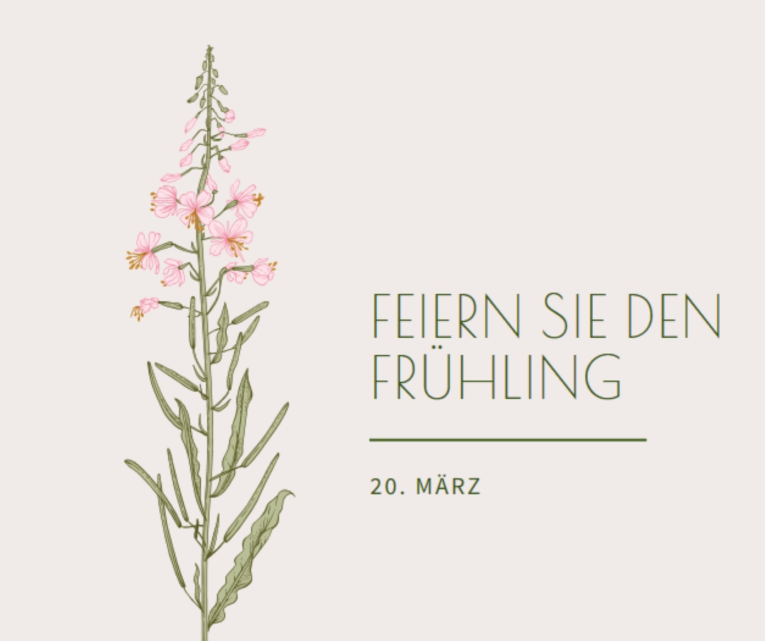 Frühling feiern white vintage-botanical