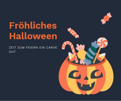 Haben Sie ein süßes Halloween black whimsical-line