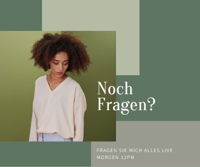 Noch Fragen? green modern-simple