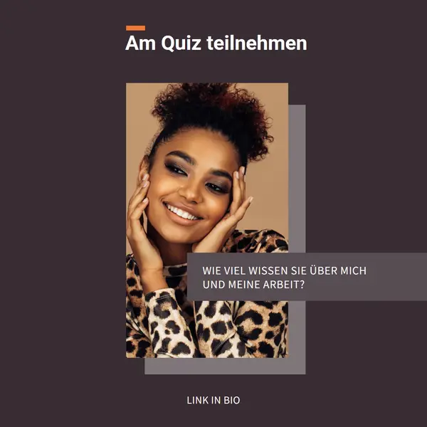 Wer bist du? purple modern-simple