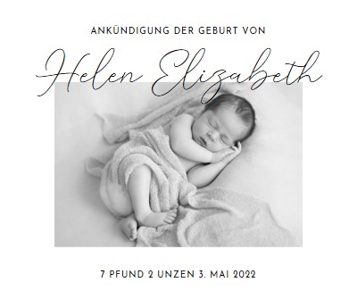 Schlafen wie ein Baby gray modern-simple