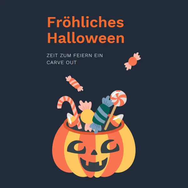 Haben Sie ein süßes Halloween black whimsical-line