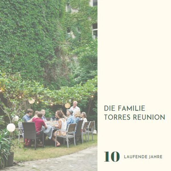 Familienessen green modern-simple