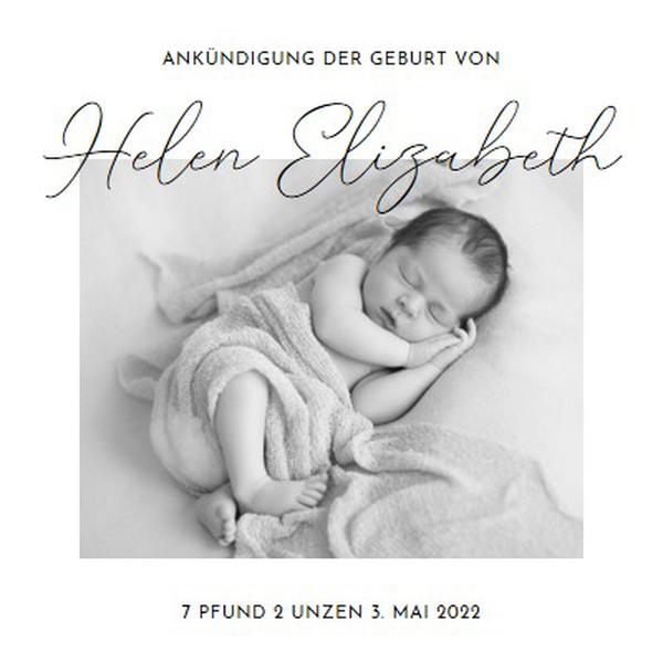 Schlafen wie ein Baby gray modern-simple