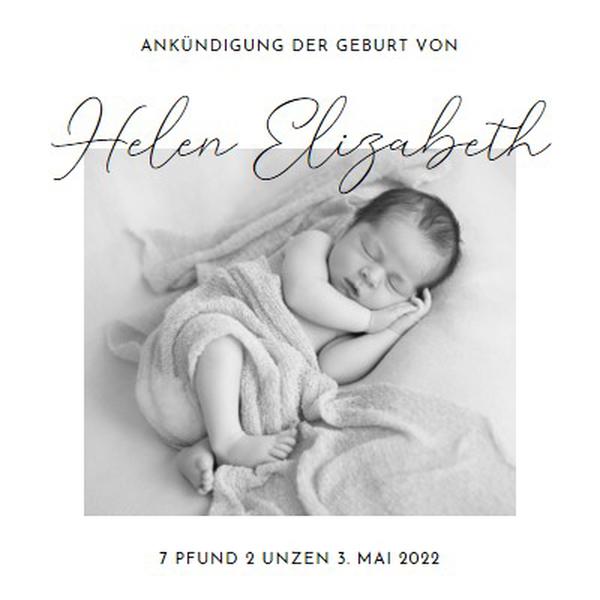 Schlafen wie ein Baby gray modern-simple