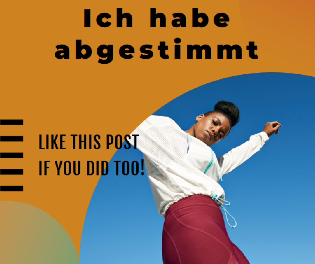 Gehört werden orange modern-bold