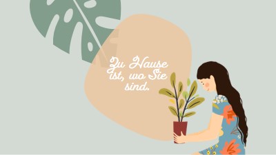 Zuhause ist, wo immer Sie sind gray organic-simple