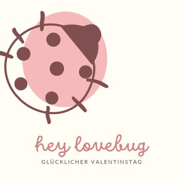 Hallo liebebug white whimsical-line