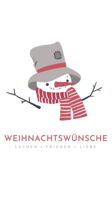 Weihnachtswünsche white modern-simple