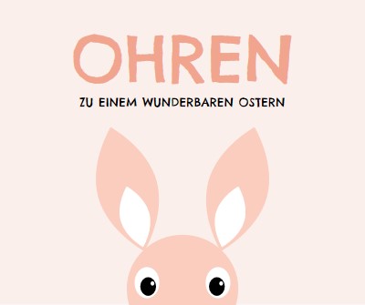 Zu einem wunderbaren Ostern pink whimsical-color-block