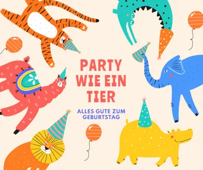 Partylöwe yellow whimsical-color-block