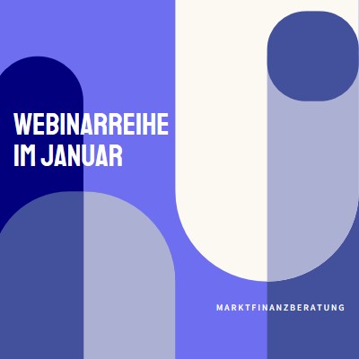 Webinarreihe vom Januar blue modern-bold