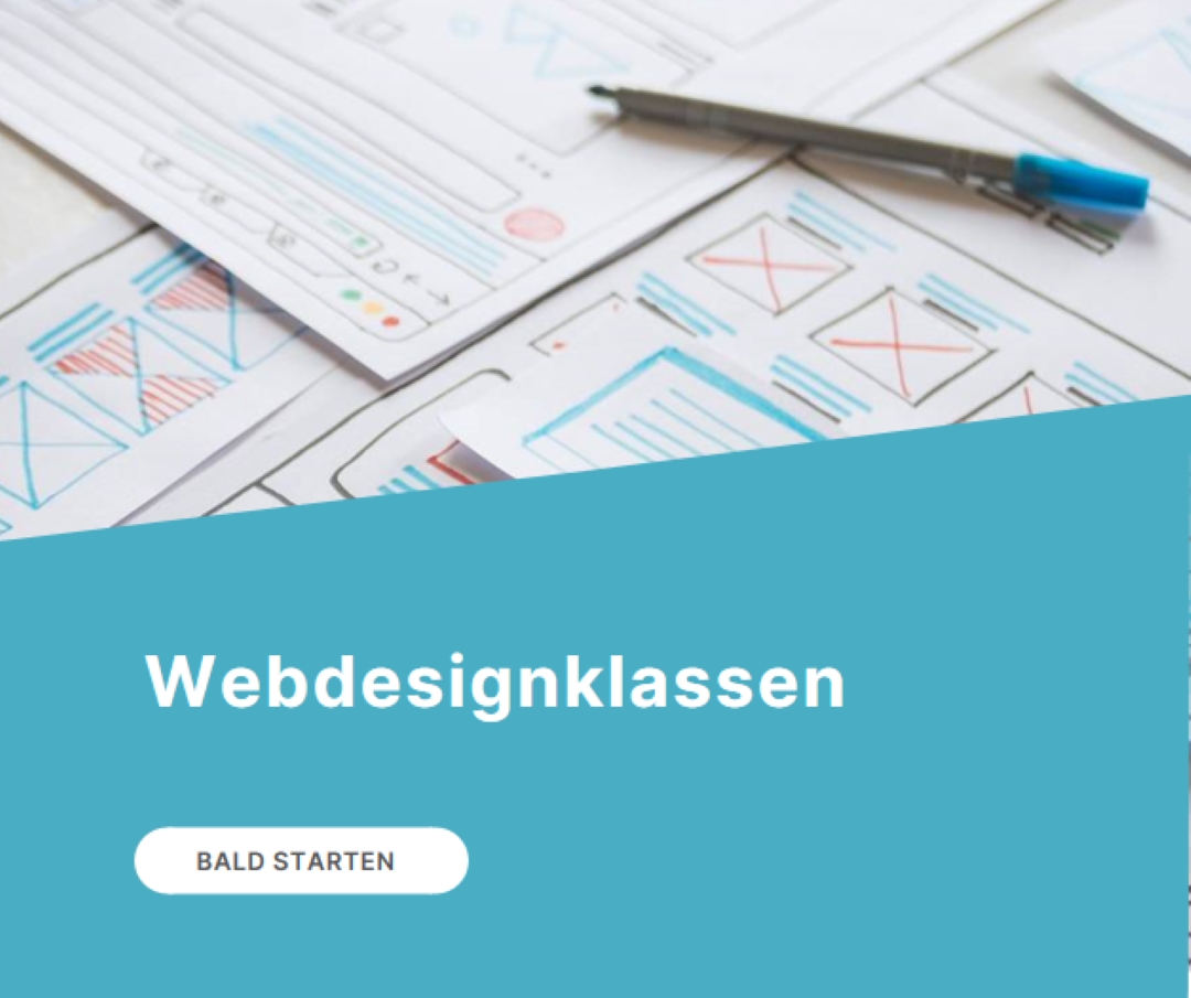 Webdesignklassen blue modern-simple