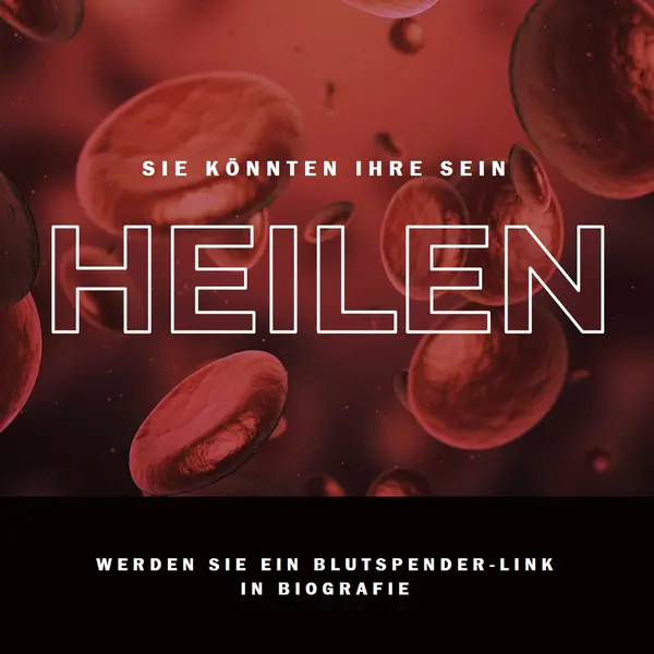 Blutspender werden red modern-simple
