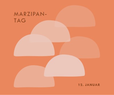 Marzipan-Tag orange organic-simple