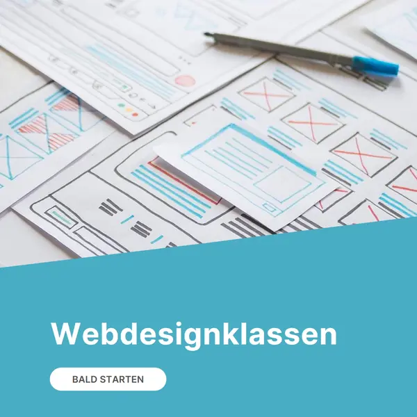 Webdesignklassen blue modern-simple