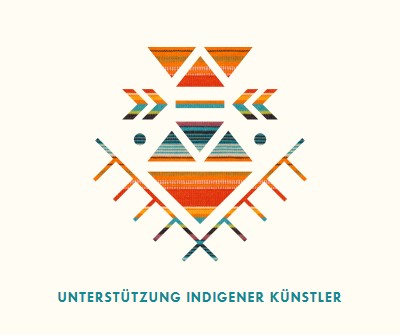 Unterstützung indigener Künstler white modern-geometric-&-linear