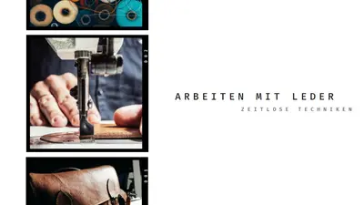 Arbeiten mit Leder white modern-simple