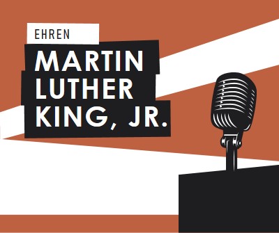 Berücksichtigung von MLK Jr. brown modern-bold