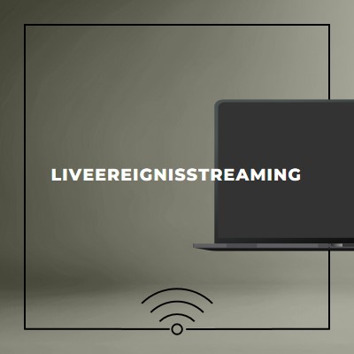 Liveereignisstreaming gray modern-bold