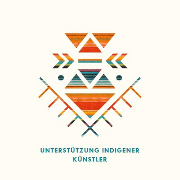 Unterstützung indigener Künstler white modern-geometric-&-linear