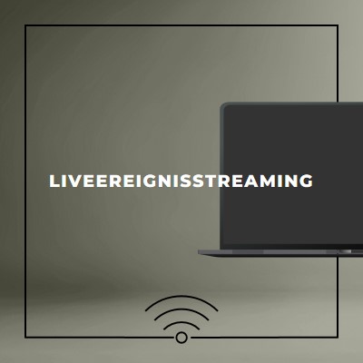 Liveereignisstreaming gray modern-bold