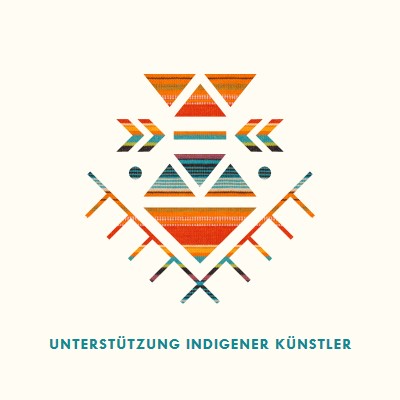 Unterstützung indigener Künstler white modern-geometric-&-linear