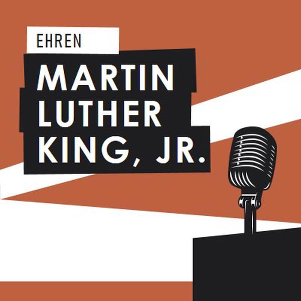 Berücksichtigung von MLK Jr. brown modern-bold