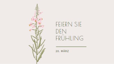 Frühling feiern white vintage-botanical