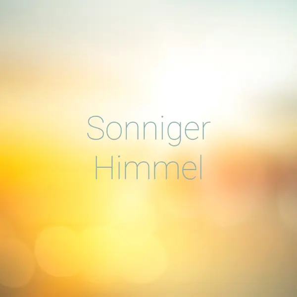 Sonniger Himmel yellow modern-simple