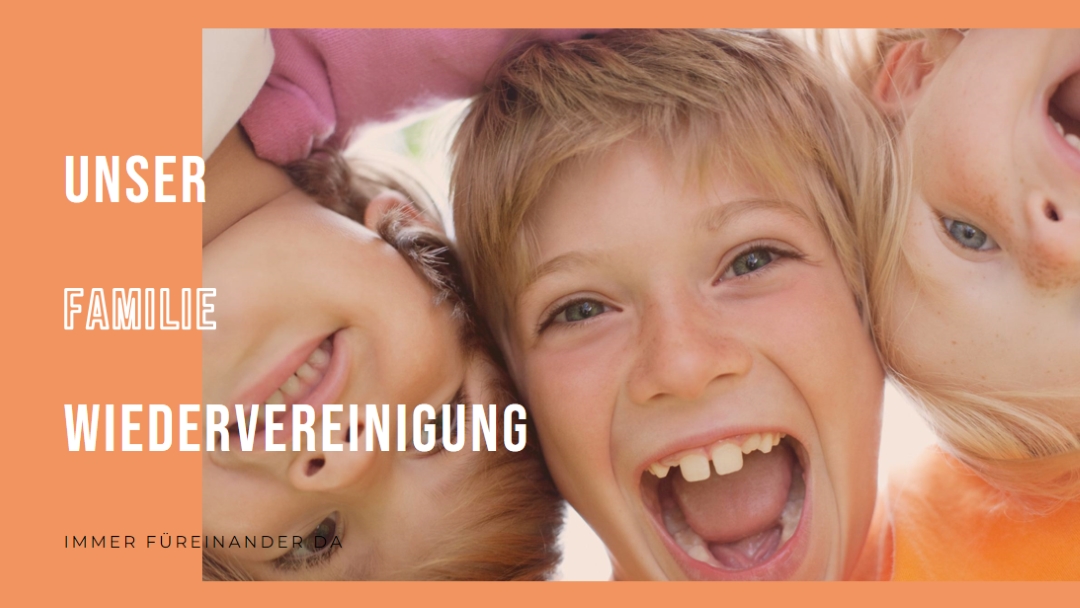Familienspaß orange modern-bold
