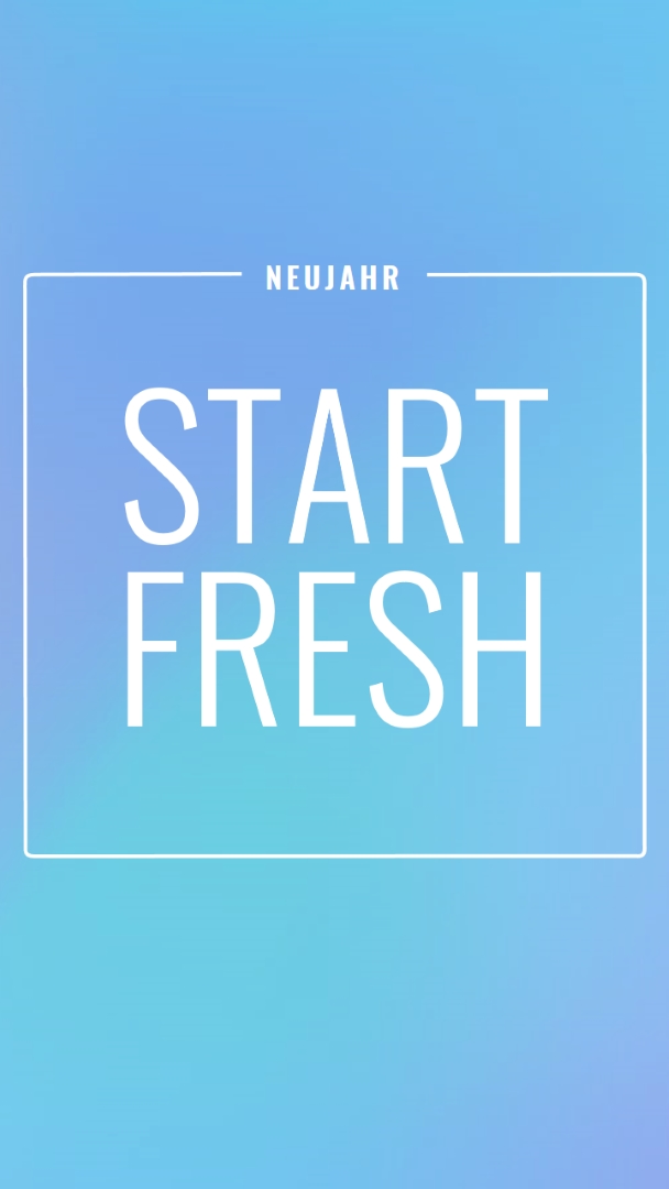 Neuanfang blue modern-bold