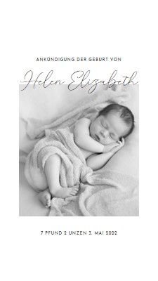 Schlafen wie ein Baby gray modern-simple