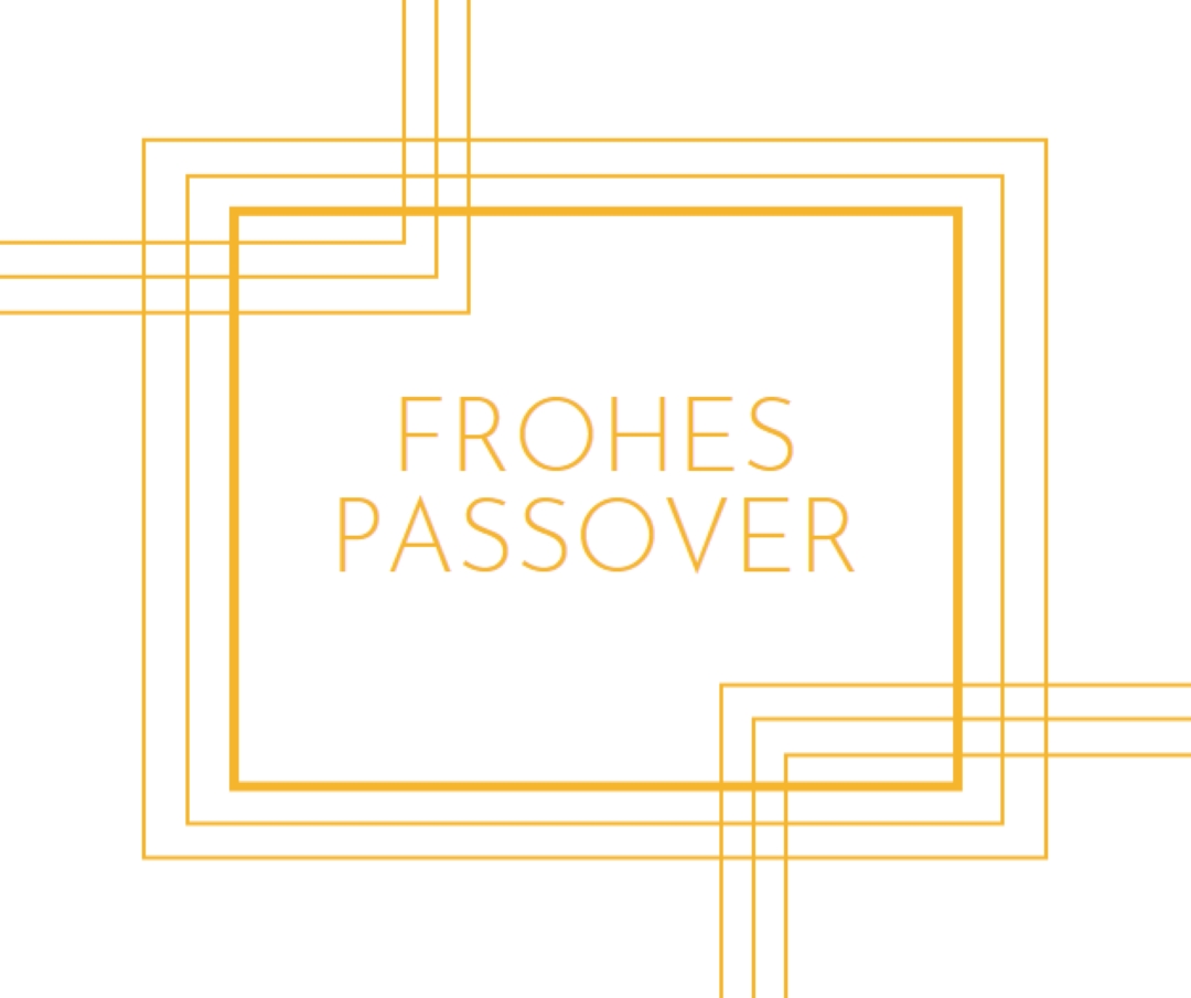 Frohes Passover white modern-geometric-&-linear